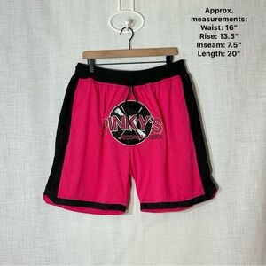 Friday Pinky’s Records Mesh Shorts Pink XL Headgear Classics Movie Merch Retro